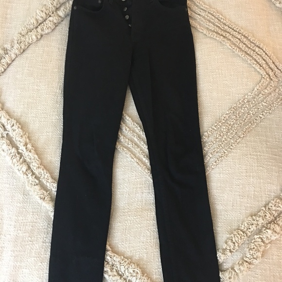 REFORMATION BLACK SERENA JEANS - Picture 7 of 7